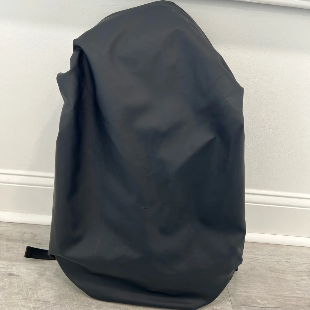 Black Côte et Ciel Nile Backpack, Minimalist Modern Design